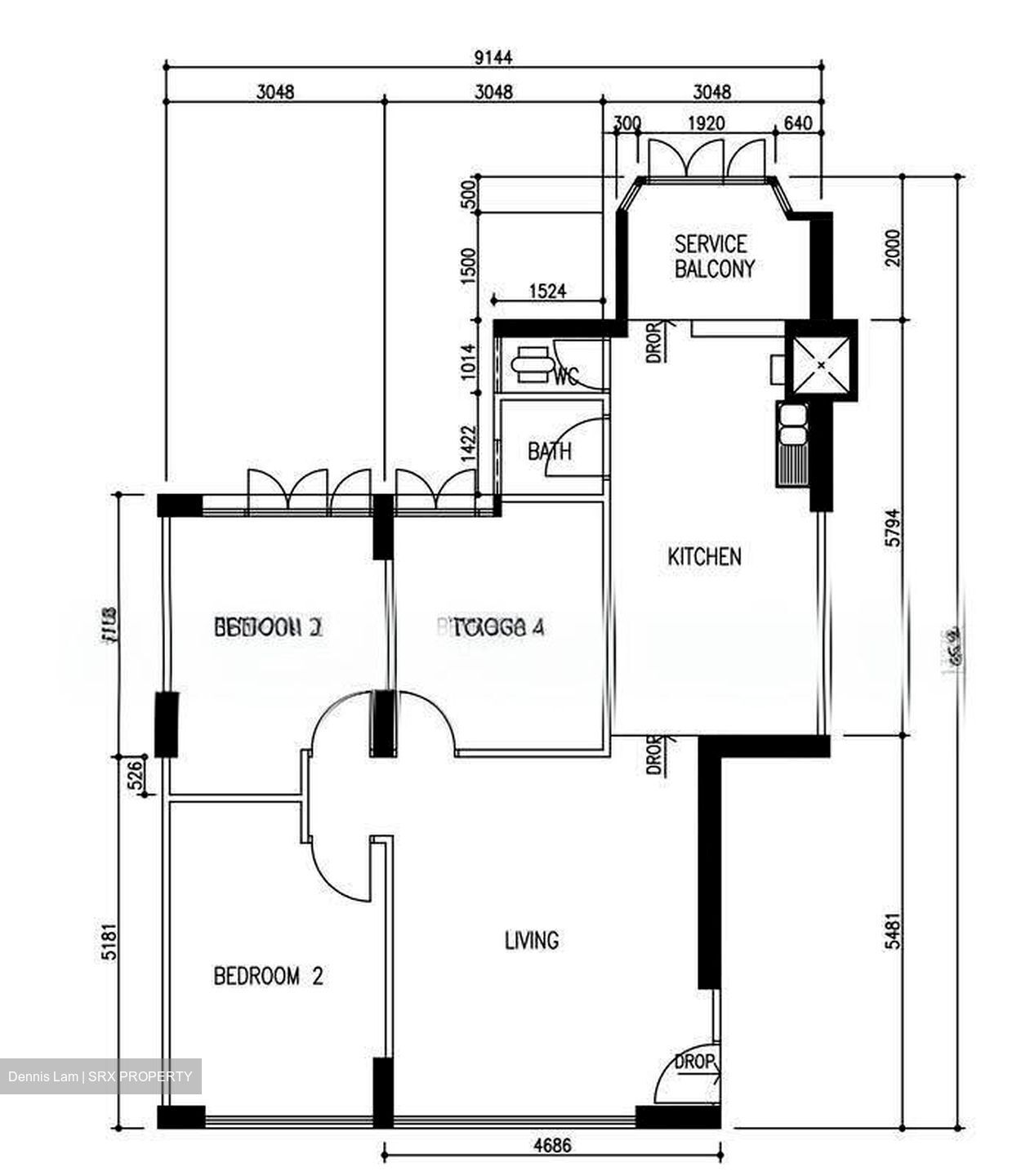 Blk 61 Marine Drive Gardens (Marine Parade), HDB 4 Rooms #616597831